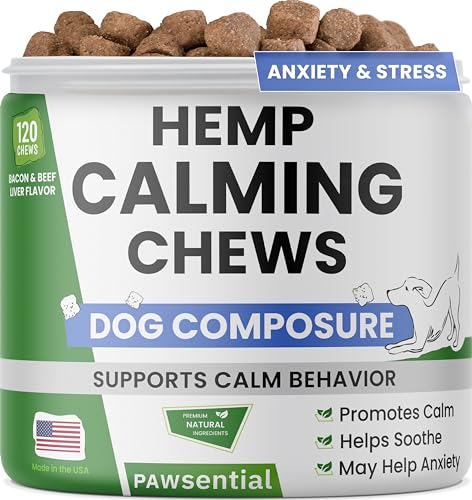 Advanced Dog Calming Chews - Anxiety Relief Treats w/Melatonin +