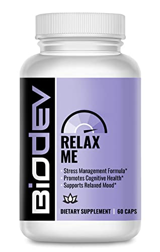 BIODEV Relax Me- Herbal Stress Relief Supplement to Relax and